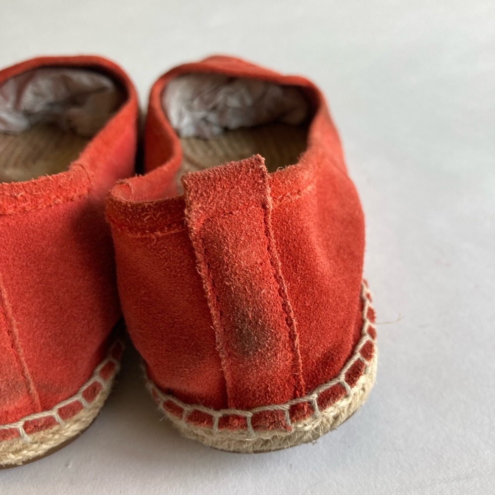 Michael Kors Red Suede Flats Espadrilles size 8.5 - Picture 13 of 13